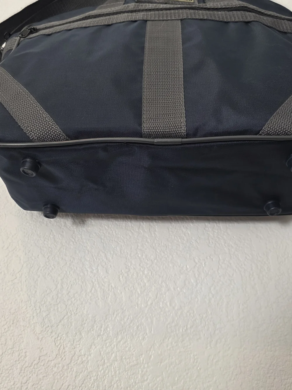 Oscar de la Renta Studio Navy & Gray  Gym Day Bag